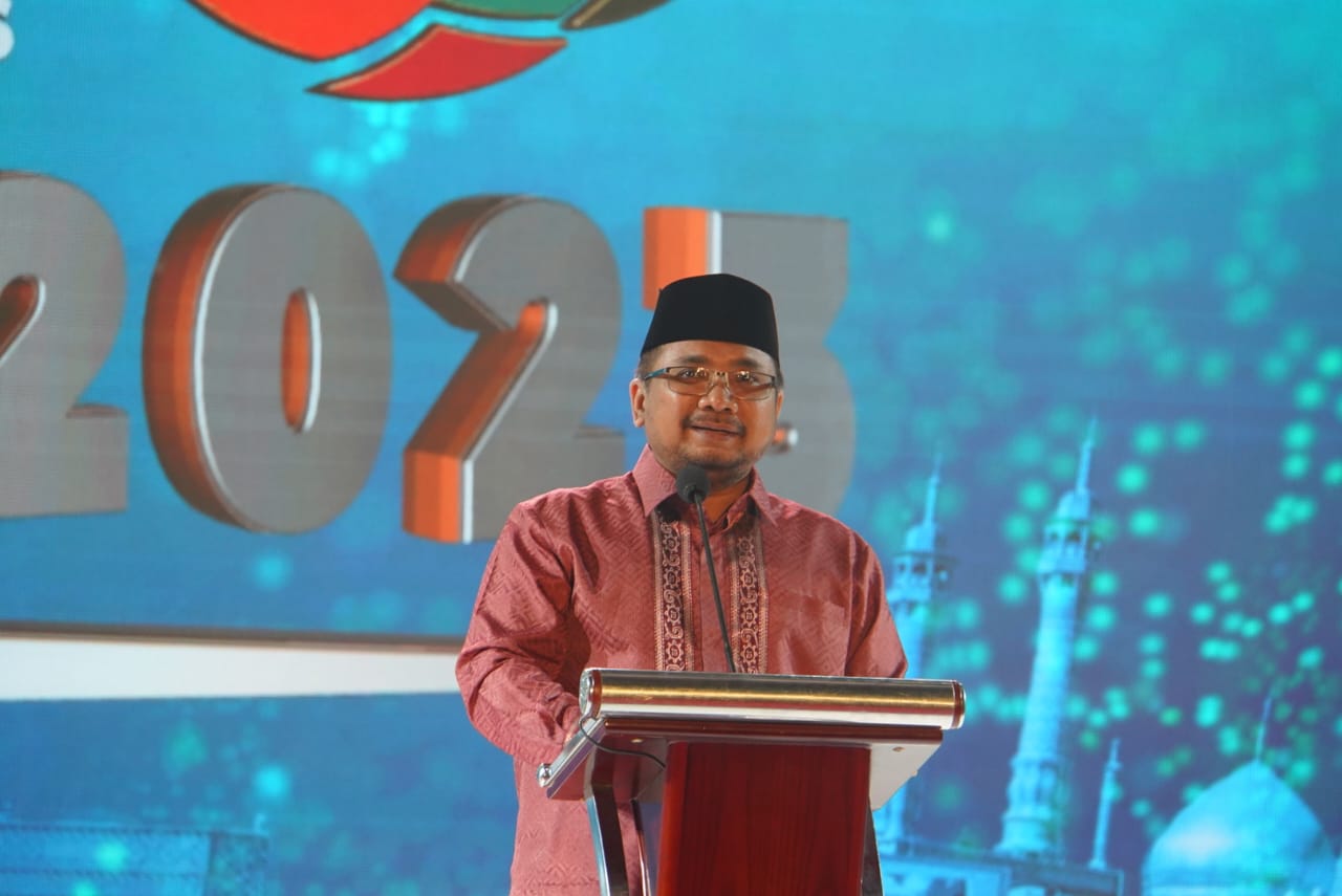 Gambar Menag Gus Yaqut Buka AICIS 22 di UIN SA Surabaya, Ini Pesannya