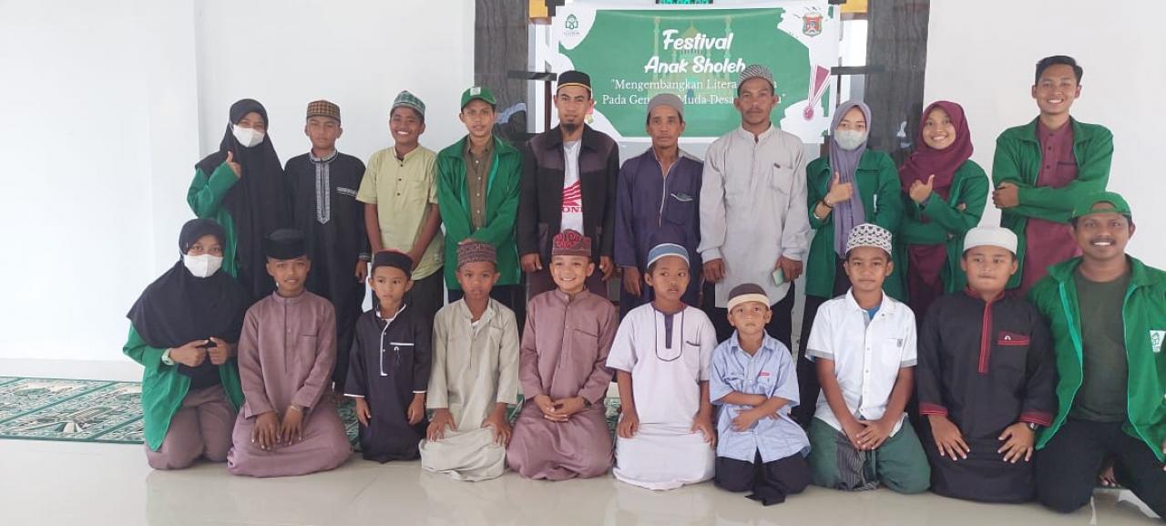 Gambar Mendorong Semangat Belajar Agama Islam, Mahasiswa KKN Desa Orabatu Gelar Festival Anak Sholeh