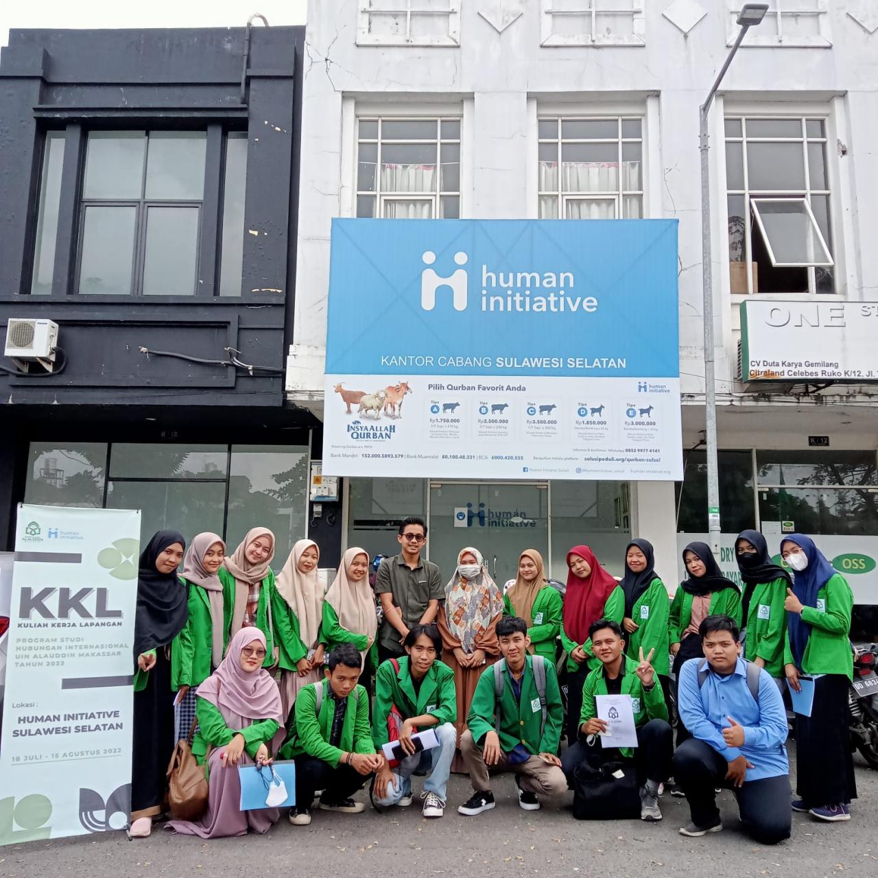 Gambar Mengenal Lingkup Dunia Kerja, Mahasiswa HI UINAM Gelar KKL di Human Initiative
