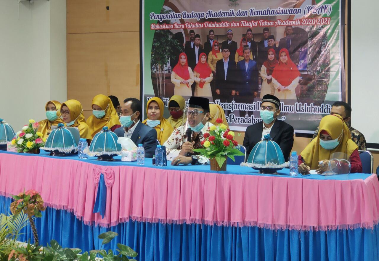 Gambar Motifasi Mahasiswa Baru, Dekan Ushuluddin sebut Mahasiswa FUFP harus jadi Inspirator Keilmuan