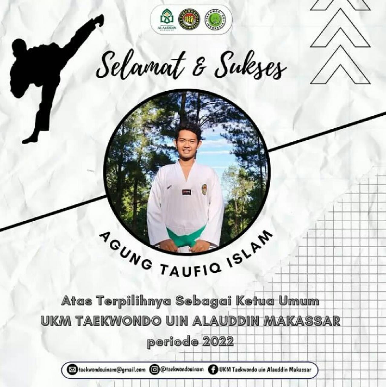 Gambar Mubes UKM Taekwondo UIN Alauddin Amanahkan Agung Taufik Sebagai Ketua Umum