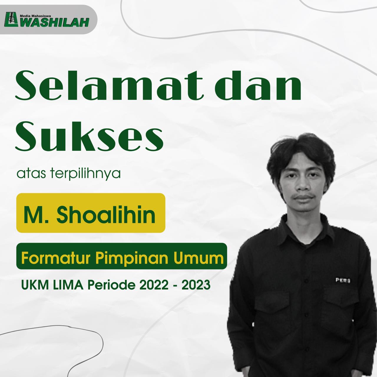 Gambar MUSA UKM LIMA UIN Alauddin Tetapkan M Shoalihin Formatur Pimum Periode 2022