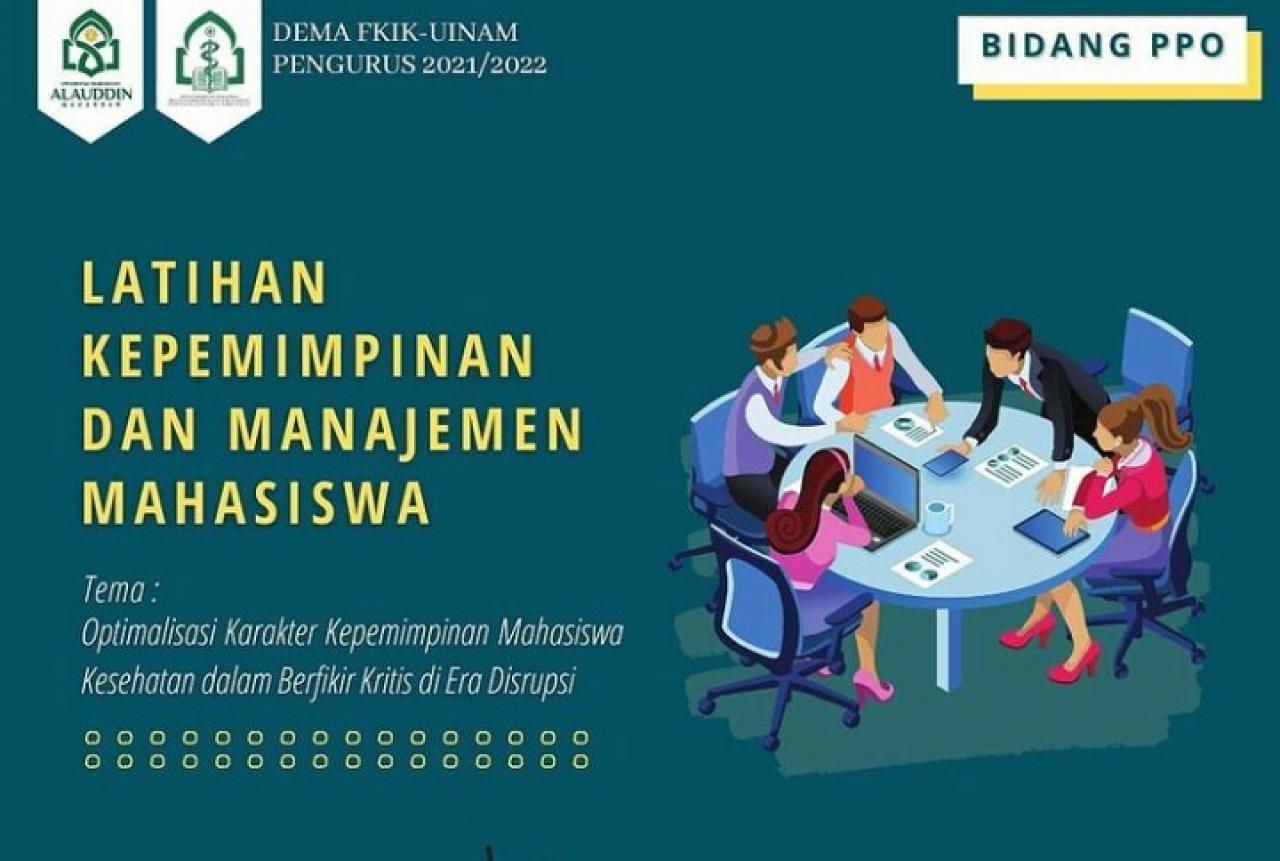 Gambar Optimalkan Karakter Kepemimpinan, Dema FKIK UIN Alauddin Bakal LKMM 2021