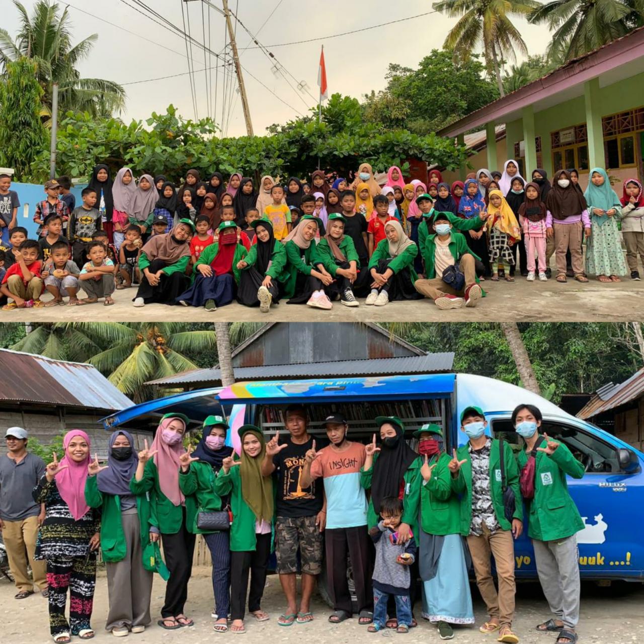 Gambar Pantik Literasi Anak-anak, KKN UIN Alauddin Posko V Baruga Dhua Buka Lapak Baca