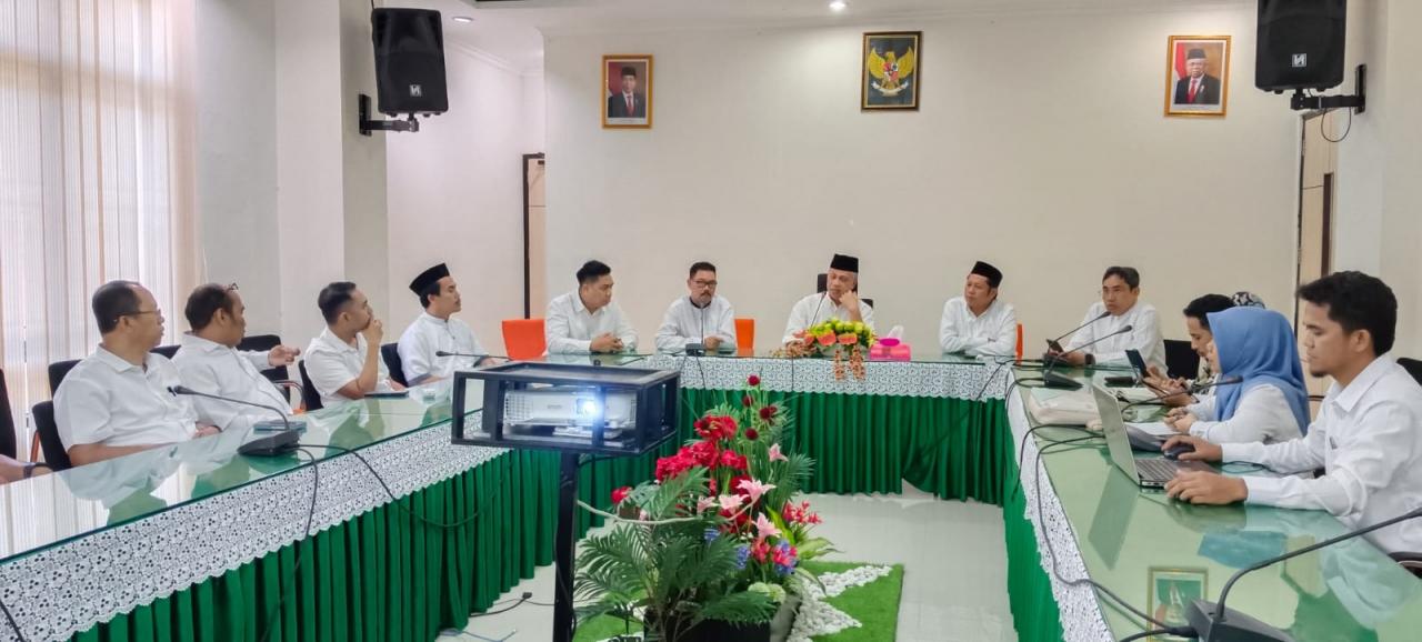 Gambar Pastikan Berjalan Lancar, Wakil Rektor I dan LPM UIN Alauddin Cek Progres ISK Prodi di FEBI