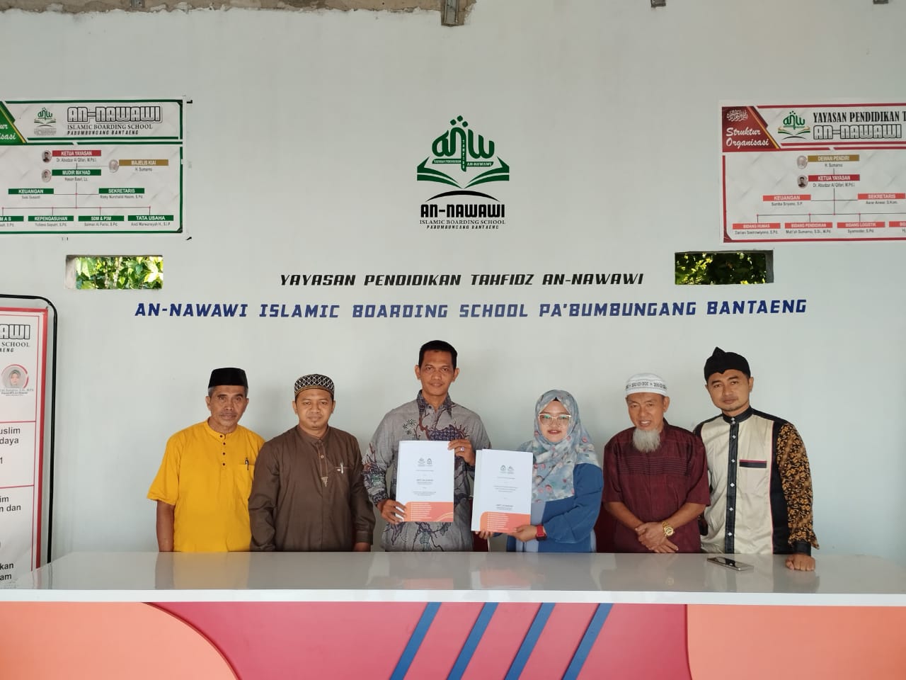 Gambar PBA UIN Alauddin Teken MoA dengan An-Nawawi Islamic Boarding School Bantaeng