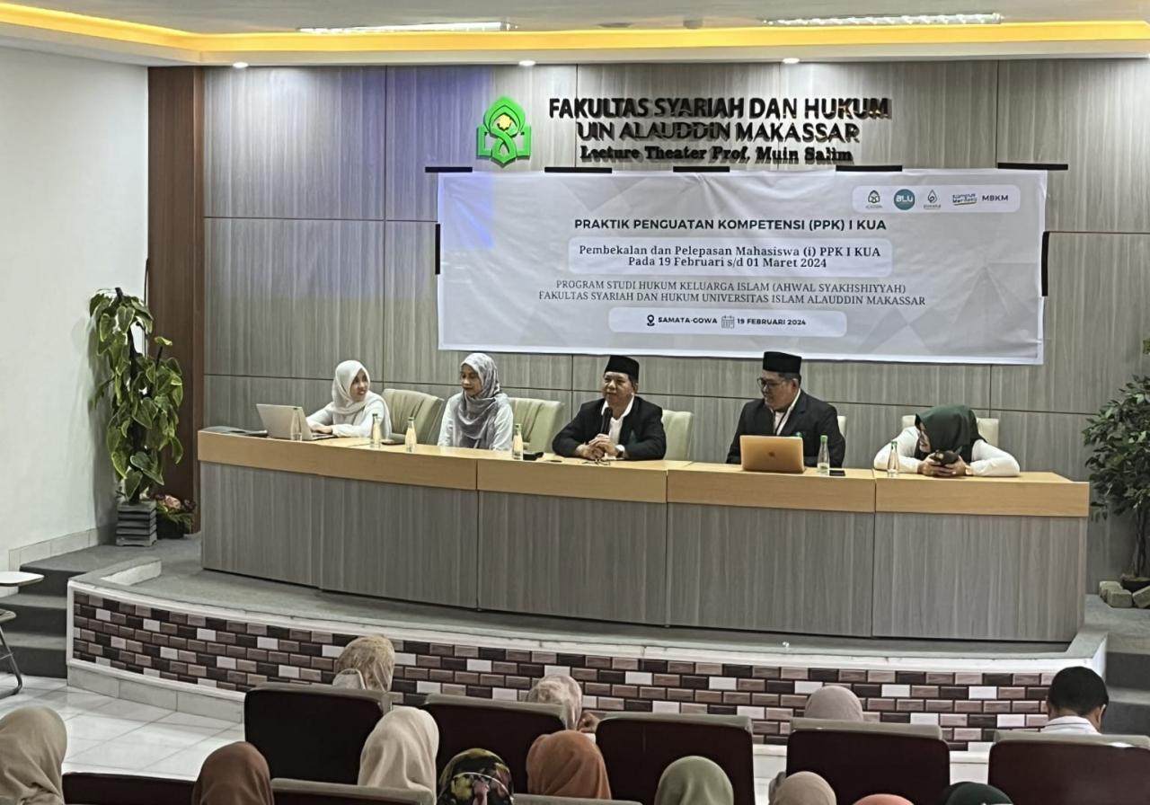 Gambar Pelepasan PPK Prodi HKI UIN Alauddin, Dekan FSH Minta Jaga Nama Baik Kampus