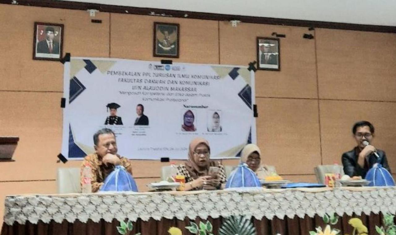 Gambar Pembekalan PPL Prodi Ikom UIN Alauddin Minta Mahasiswa Maksimalkan Pengalaman