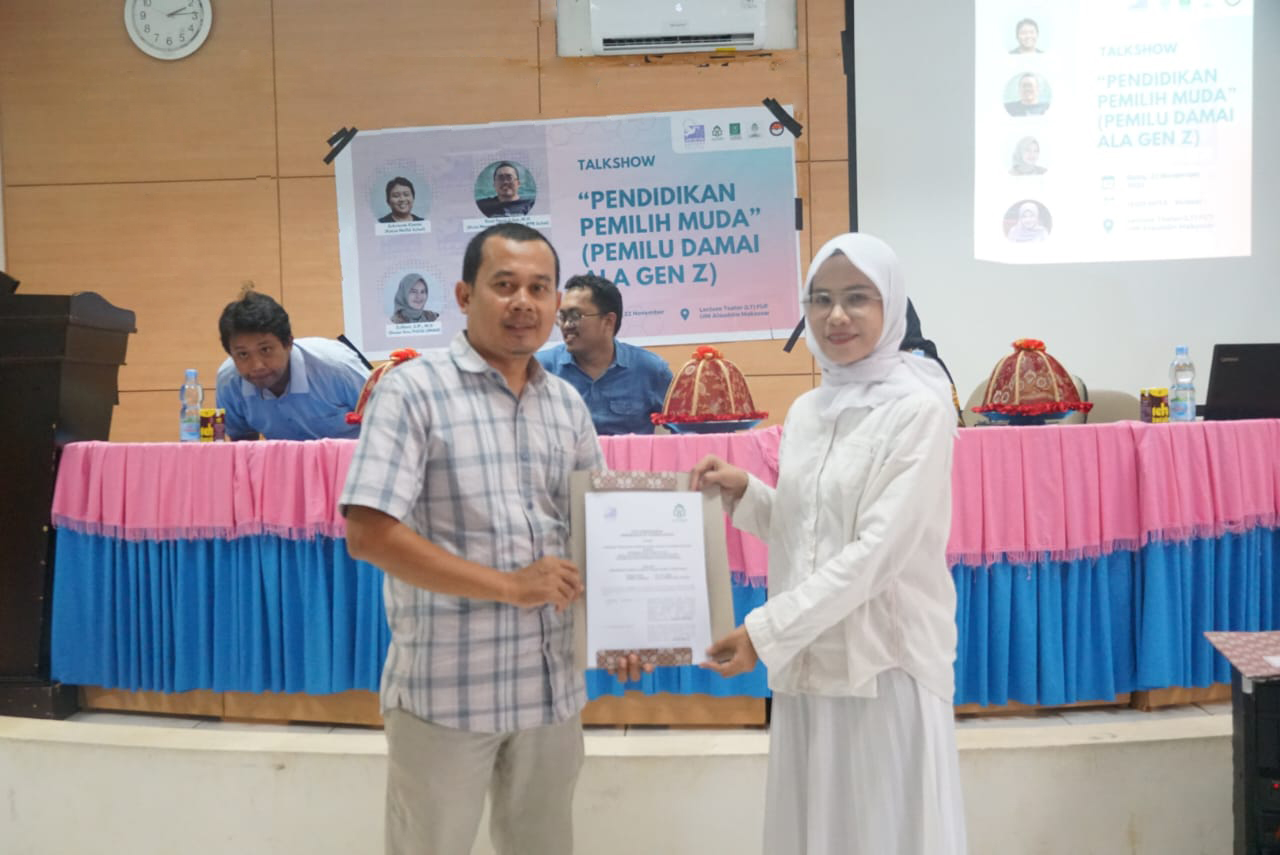 Gambar Pemilu Damai Ala Gen Z, JPPR Sulsel Ajak Mahasiswa FUF Jadi Aktor Damai Pada Talkshow