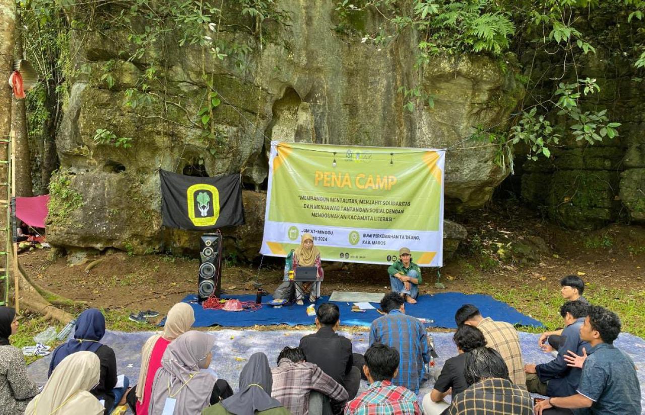 Gambar Pena Camp HMJ IP UIN Alauddin di Maros Bahas Peran hingga Pentingnya Literasi