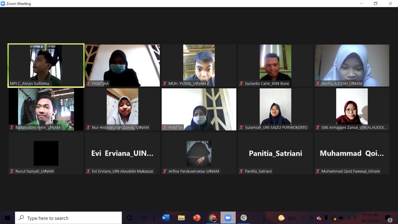 Gambar Pena PPKM MPI 2021 Gelar Lomba Puisi, Peserta dari Berbagai Kampus