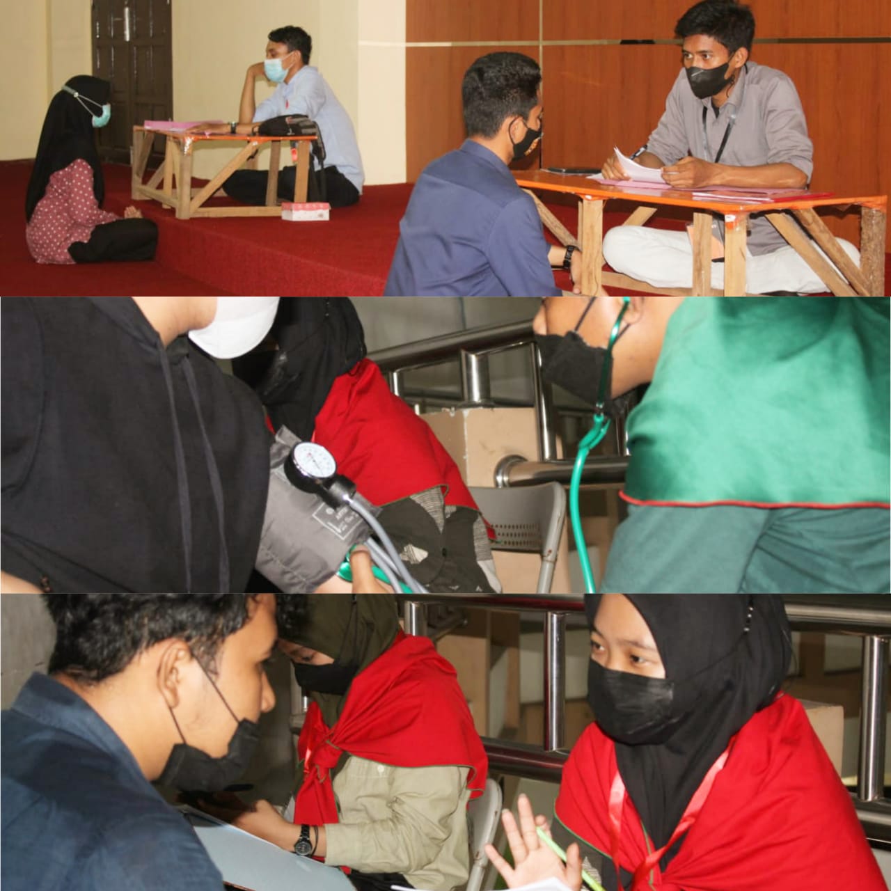 Gambar Diklatsar XXVI UKM KSR PMI Unit 107 UIN Alauddin Masuki Tes Kesehatan dan Wawancara