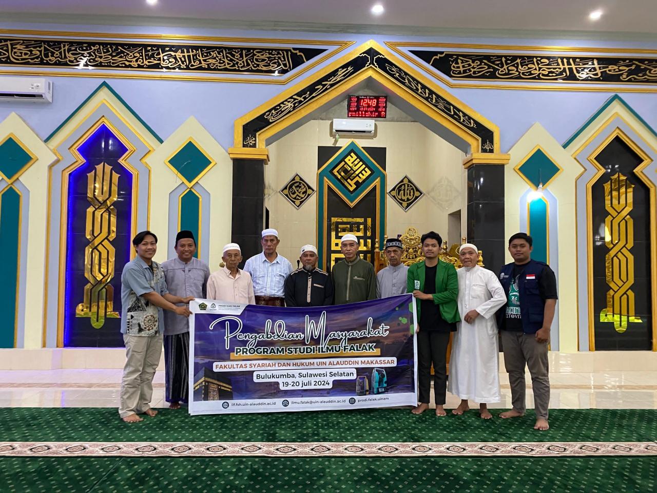 Gambar Pengabdian Masyarakat, Prodi Ilmu Falak Sosialisasi Penentuan Arah Kiblat di Dua Kabupaten