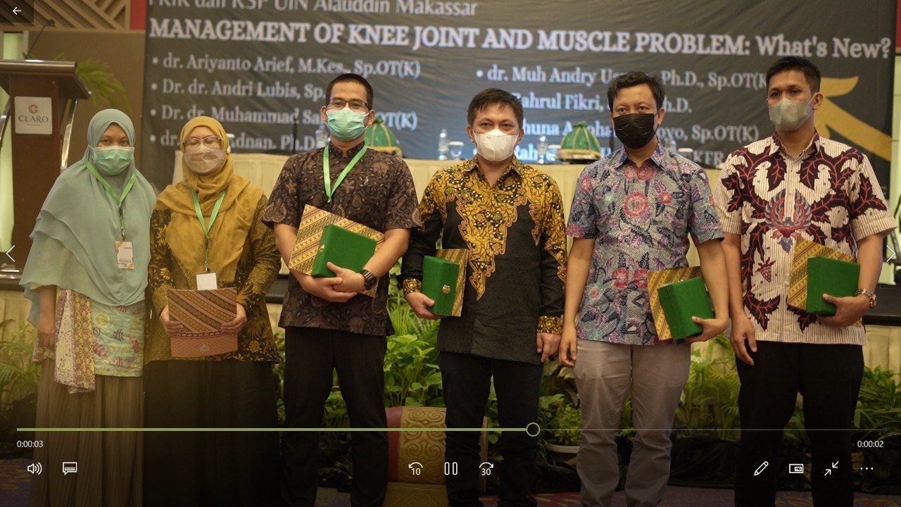 Gambar Perdana, FKIK Gandeng RSP UIN Makassar Gelar Seminar dan Workshop Bahas Masalah Sendi Lutut