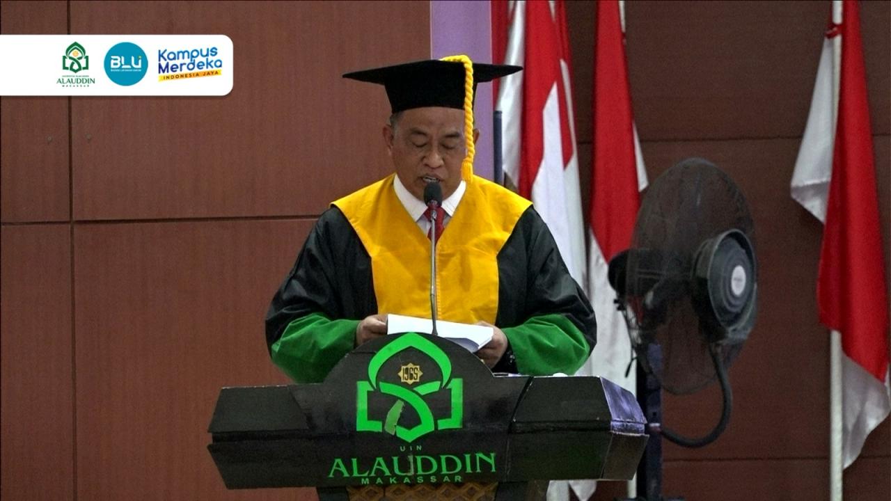 Gambar Pidato Pengukuhan Professor Andi Marjuni Dorong Pengarusutamaan Moderasi Beragama di PTKIN