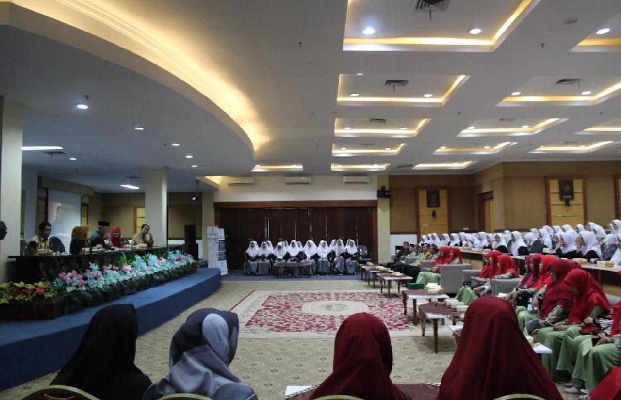 Gambar Pimpinan dan Santri As'adiyah Putri Sengkang Kunjungi UIN Alauddin