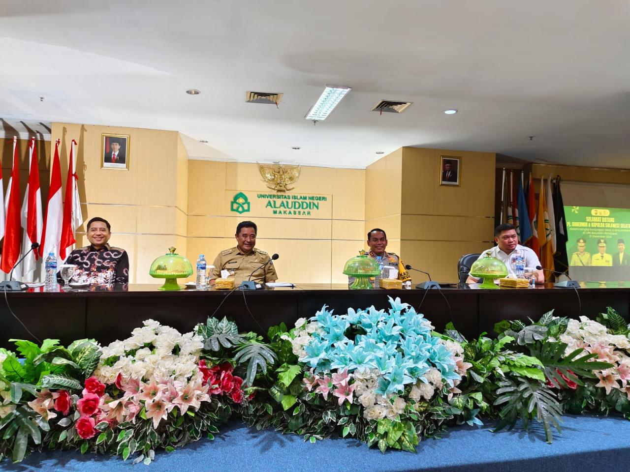 Gambar Pj Gubernur dan Kapolda Sulsel Sambangi UIN Alauddin, Rektor: Ini Bukan Kunjungan Kaleng-Kaleng