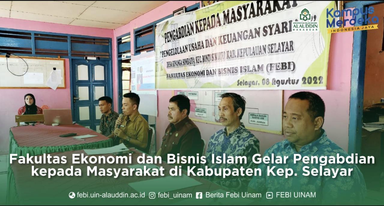 Gambar PKM FEBI UIN Alauddin Programkan Tiga Kegiatan di Selayar