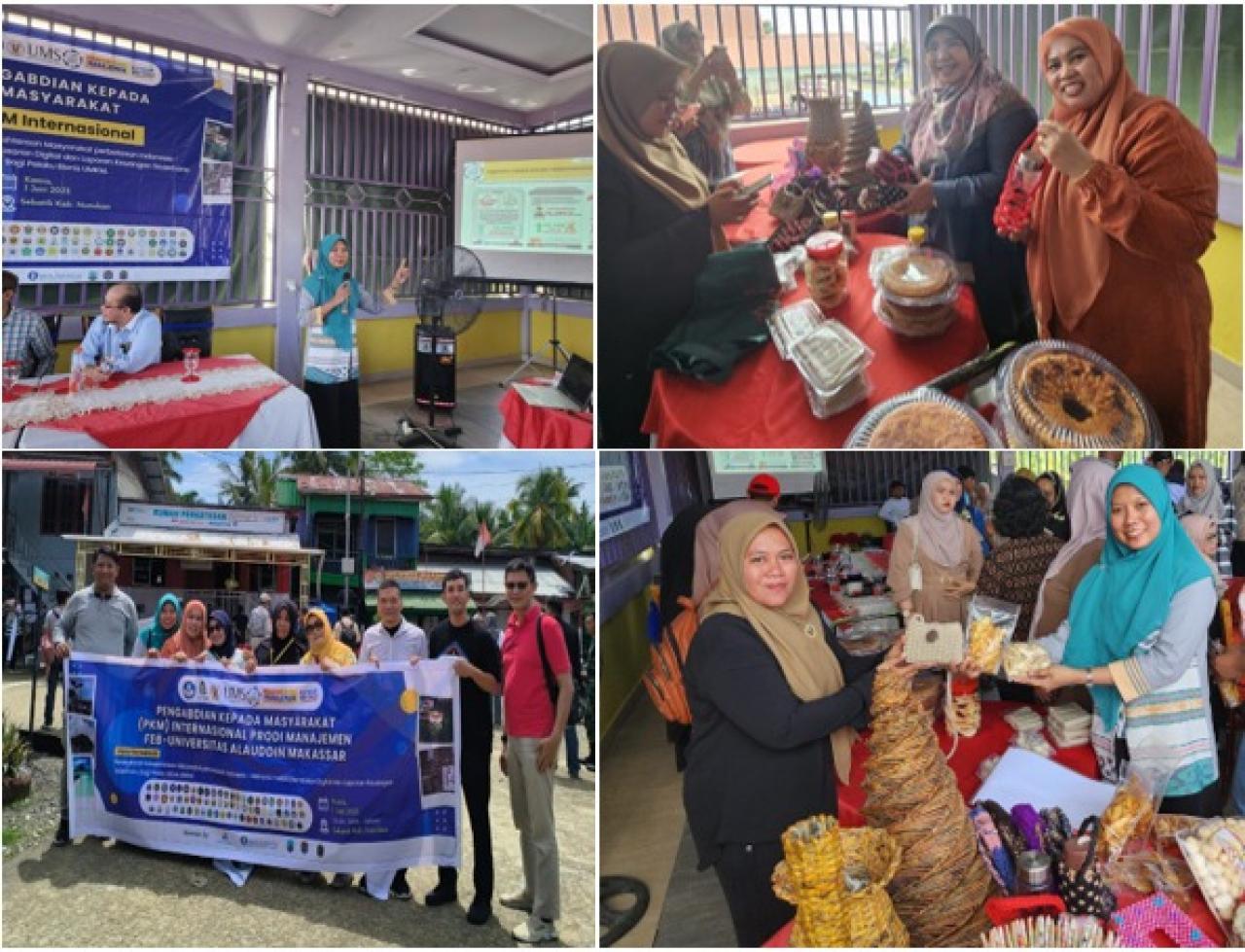 Gambar PKM Prodi Manajemen UIN Alauddin Eksplorasi Potensi UMKM di Daerah Perbatasan