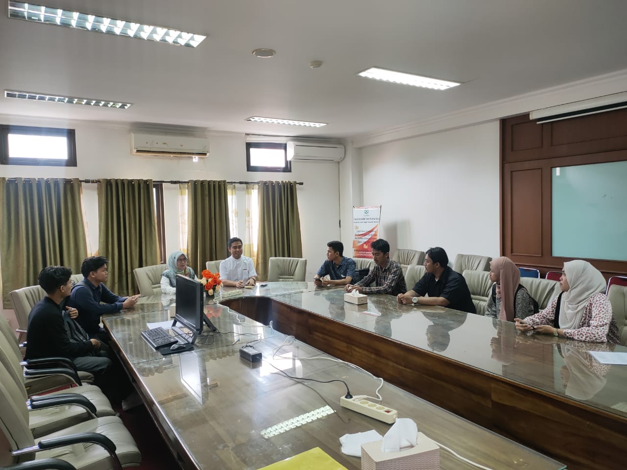 Gambar Prodi dan HMJ BSA UIN Alauddin Bahas Persiapan Seminar Nasional