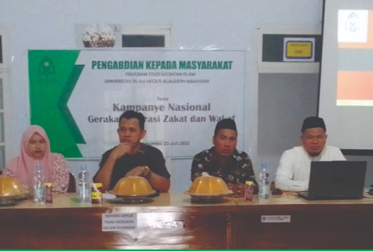 Gambar Prodi Ekonomi Islam UIN Alauddin Galakkan Gerakan Literasi Zakat dan Wakaf