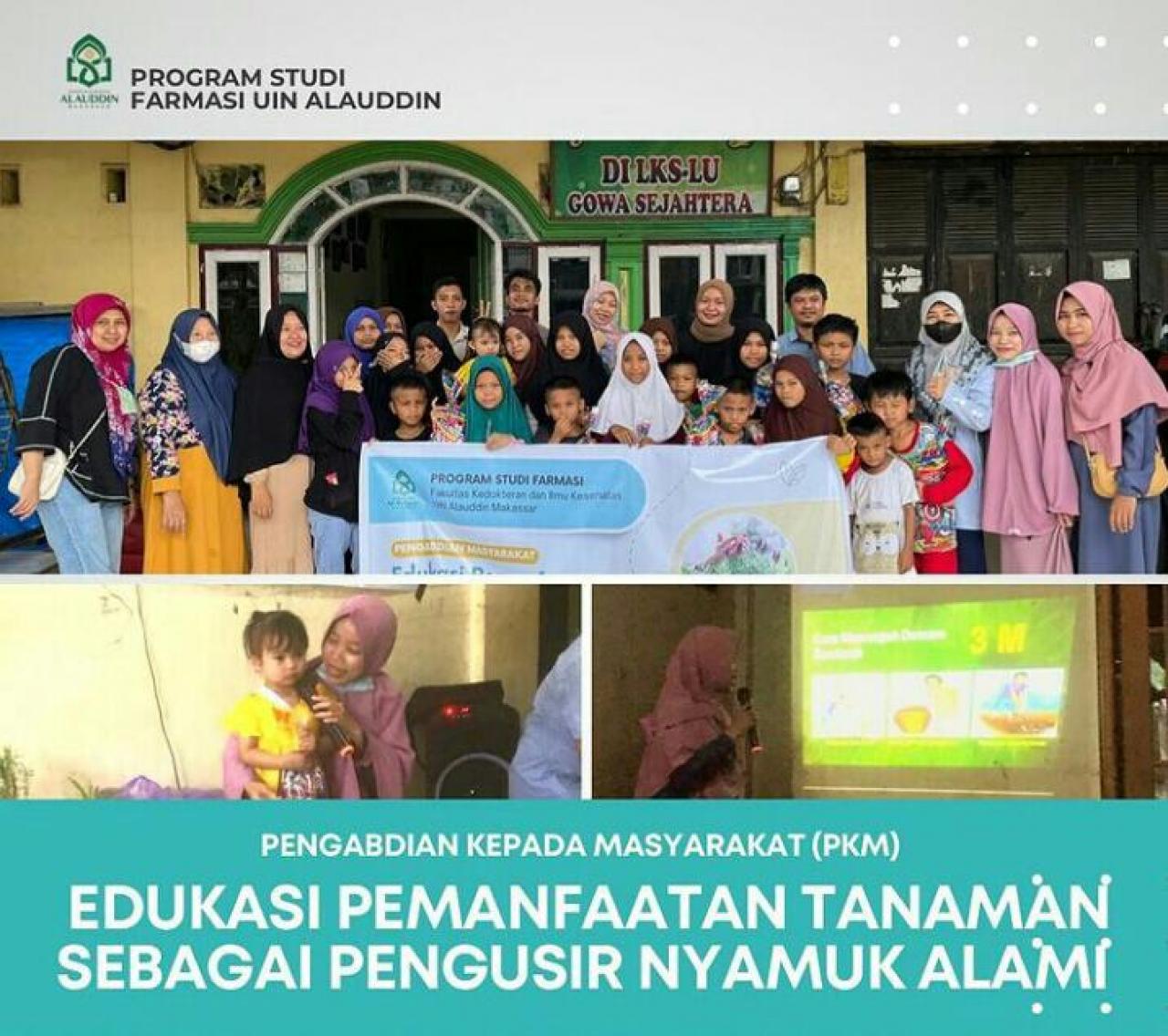 Gambar Prodi Farmasi UIN Alauddin PKM di Panti Asuhan Nurul Fatimah