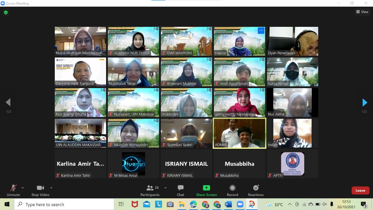 Gambar Prodi Farmasi UIN Alauddin Workshop Penyusunan Kurikulum Pendidikan Profesi Apoteker
