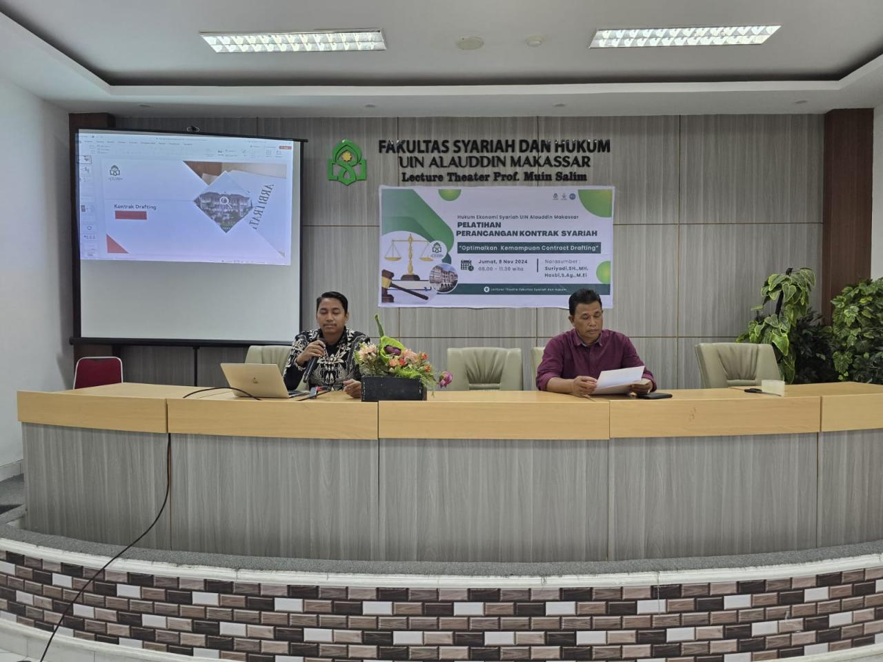 Gambar Prodi HES UIN Alauddin Pelatihan Perancangan Kontrak Syariah