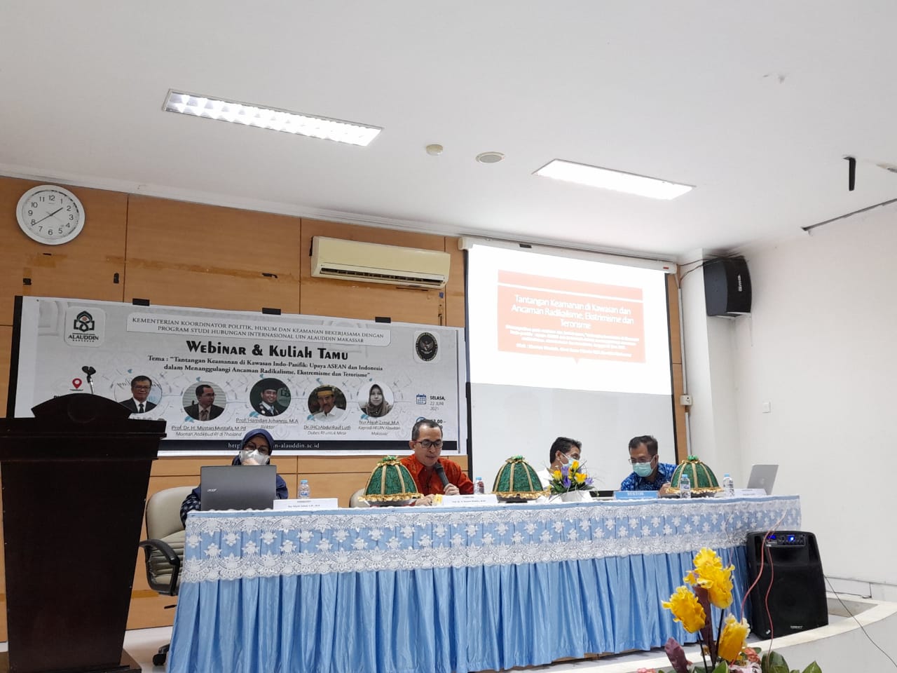 Gambar Prodi HI UIN Alauddin Kerjasama Kemenko Polhukam Gelar Kuliah Tantangan Keamanan di Indo-Pasifik