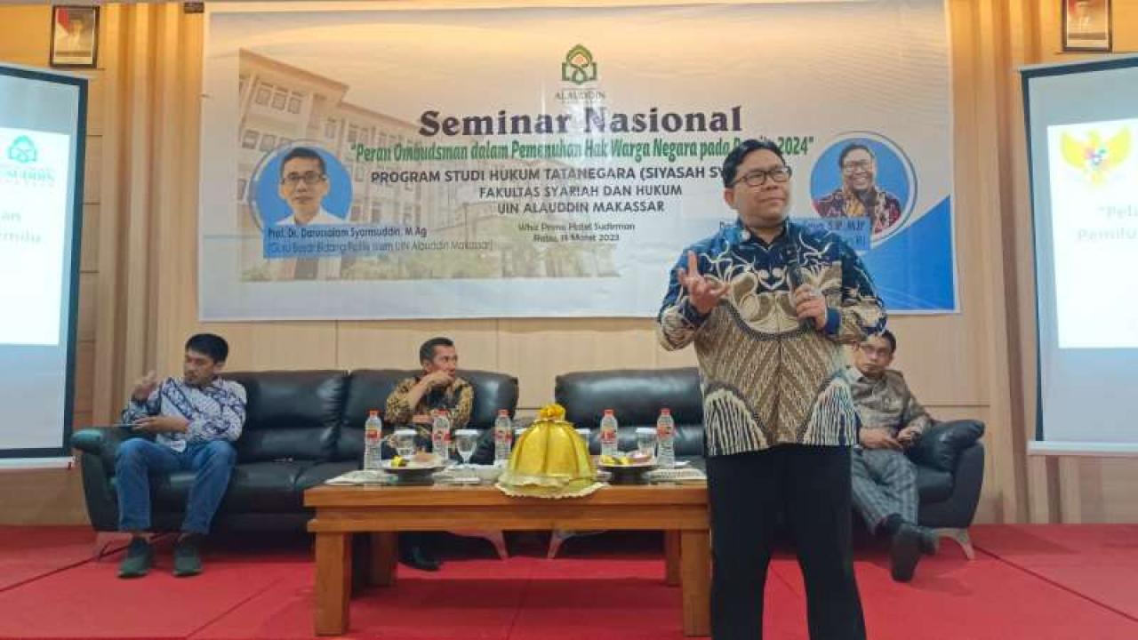 Gambar Prodi HTN UIN Alauddin Bahas Peran Ombudsman dalam Pemenuhan Hak Warga pada Pemilu 2024