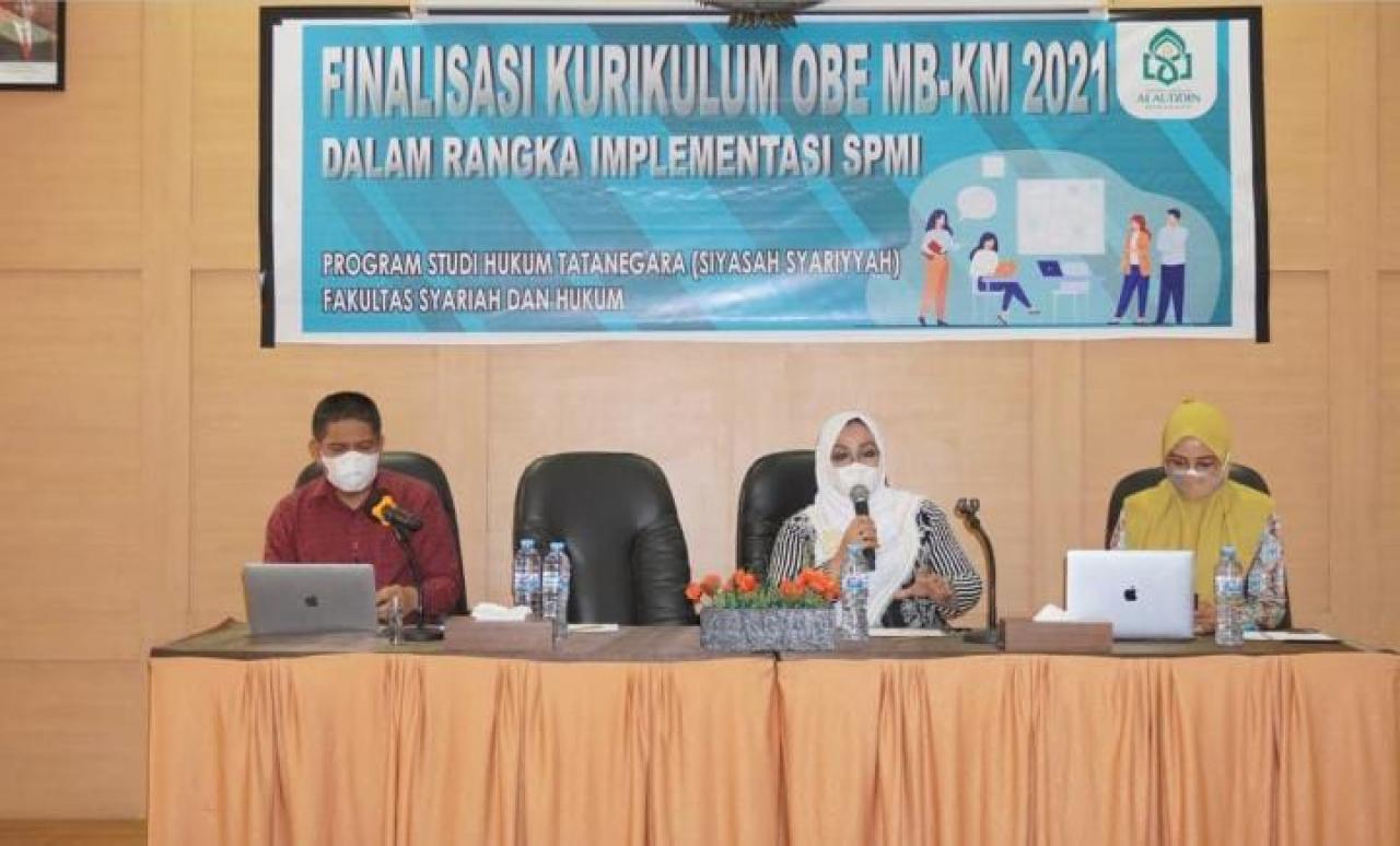 Gambar Prodi HTN UIN Alauddin Rapat Finalisasi Kurikulum Berbasis OBE MBKM