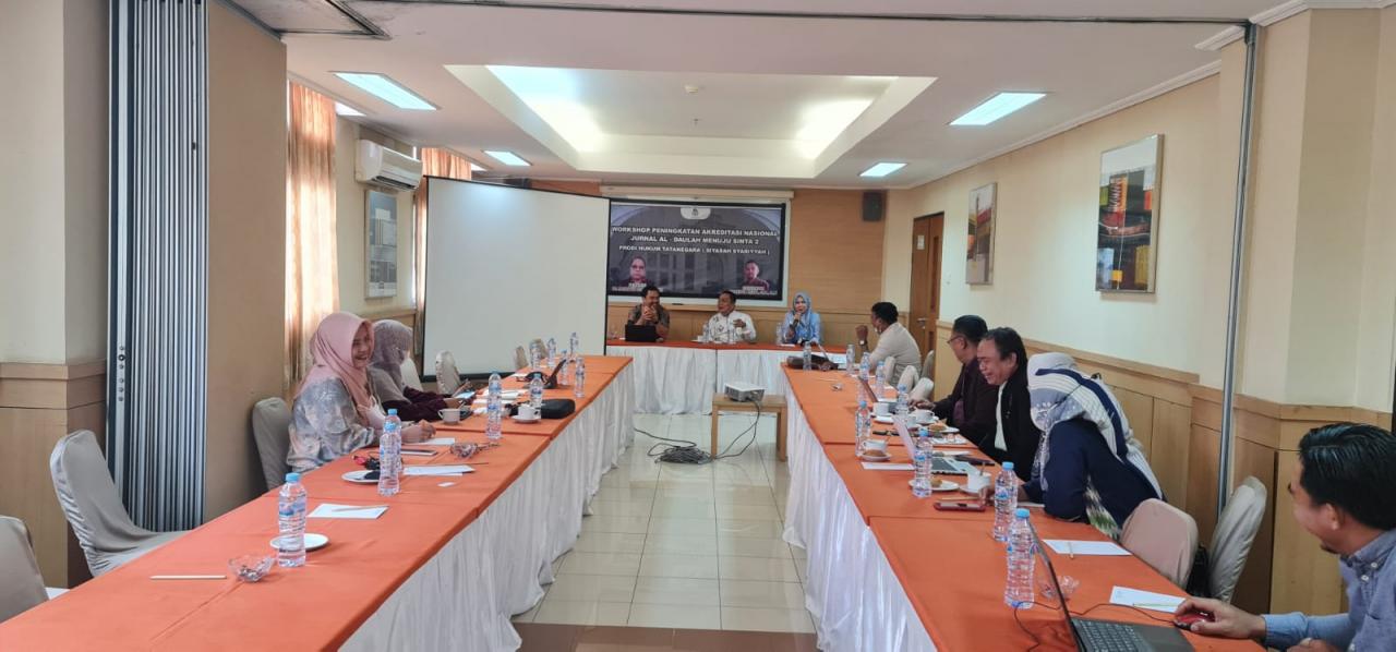 Gambar Prodi HTN UIN Alauddin Workshop Peningkatan Akreditasi Jurnal Al-Daulah Menuju Sinta 2