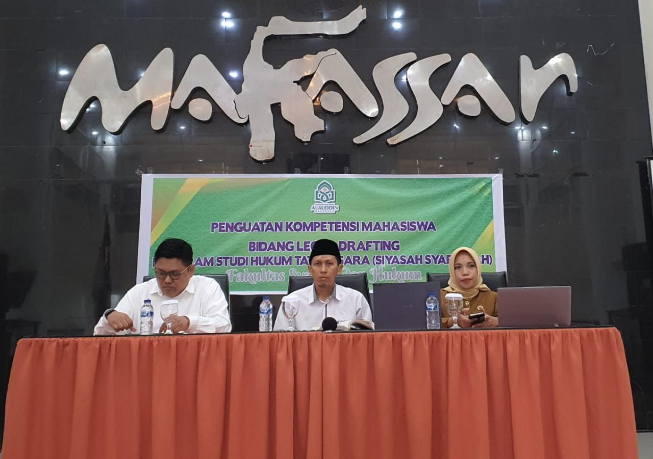 Gambar Prodi Hukum Tatanegara UIN Alauddin Gelar PKM Legal Drafting di Rujab Walikota Makassar