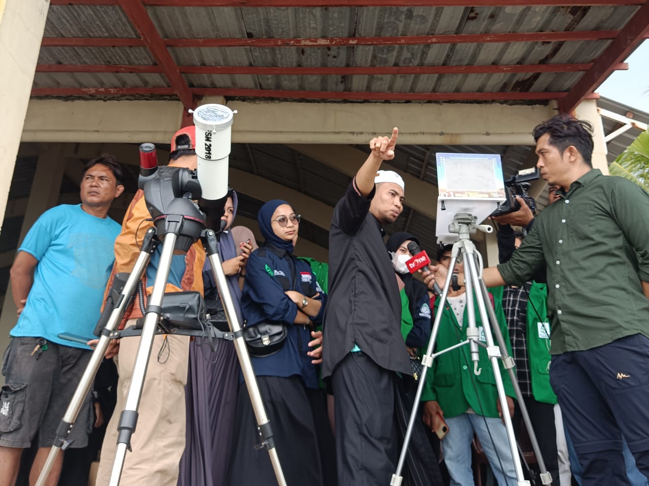 Gambar Prodi Ilmu Falak UIN Makassar Turut Serta Rukyatul Hilal Pengamatan 1 Ramadhan 1443 H