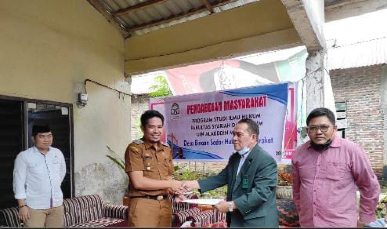 Gambar Prodi Ilmu Hukum UIN Alauddin Sosialisasi Desa Sadar Hukum di Kabupaten Bulukumba