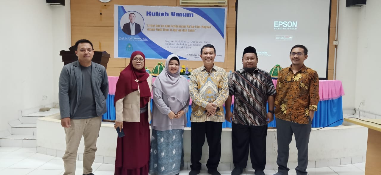 Gambar Prodi IQT FUF UIN Alauddin Gelar Kuliah Umum, Bahas living Quran dan Pendekatan Ma’na-Cum-Magza