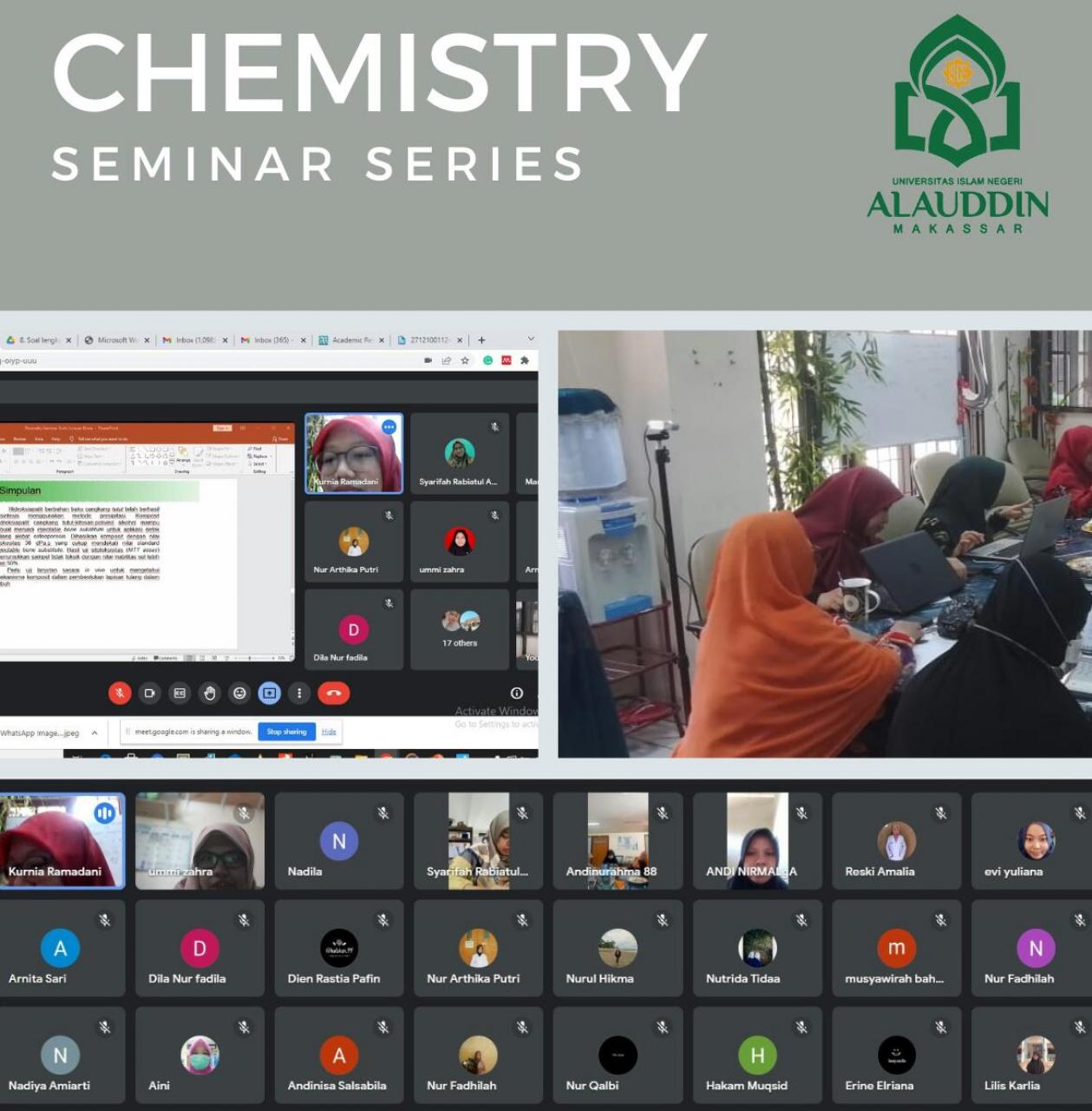 Gambar Prodi Kimia UIN Alauddin Launching Program Chemistry Seminar Series