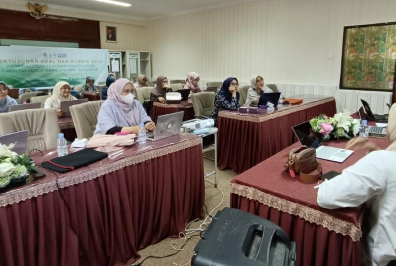 Gambar Prodi Ners UIN Alauddin Susun Soal dan Rubrik OSCE, Ukur Kompetensi Mahasiswa