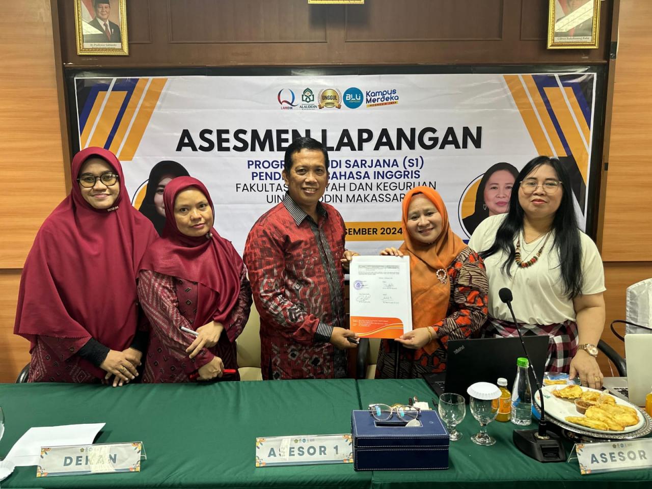 Gambar Prodi PBI UIN Alauddin Jalani Asesmen Lapangan LAMDIK