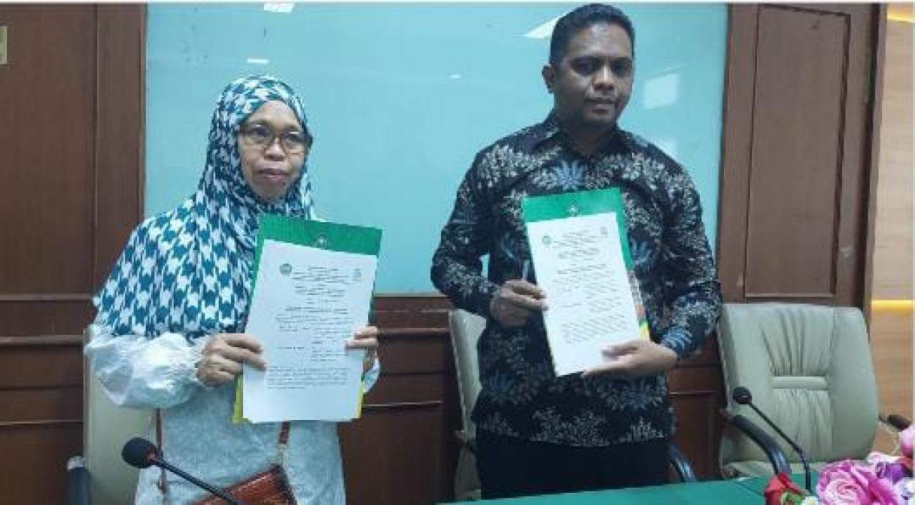 Gambar Prodi PBI UIN Alauddin Makassar Teken MoA Dengan TBI IAIN Kendari