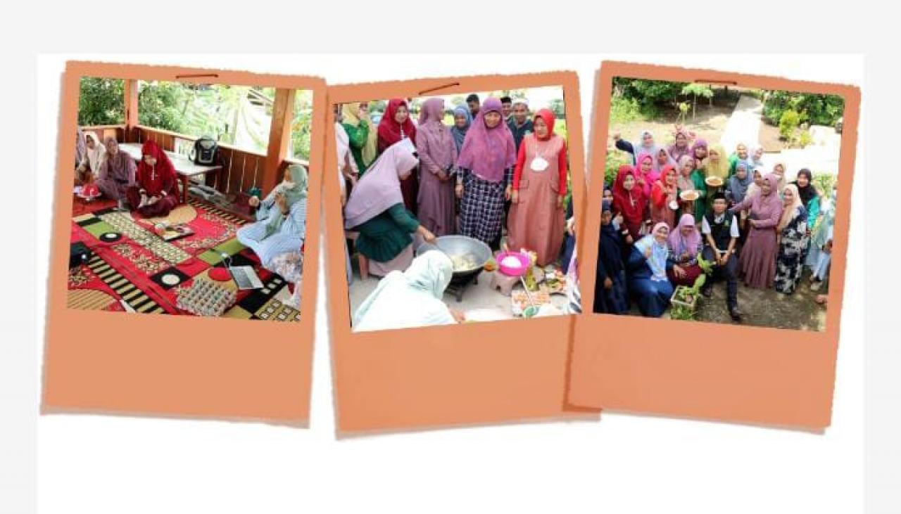 Gambar Prodi Peternakan UIN Alauddin Latih Pengurus Majelis Taklim Al Mubarak Barombong Buat Abon Telur