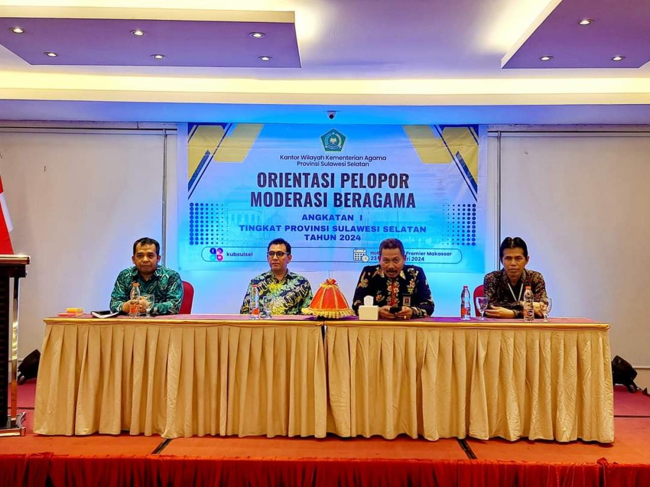 Gambar Prof Barsihannor Jadi Fasilitator Orientasi Pelopor Moderasi Beragama Kemenag