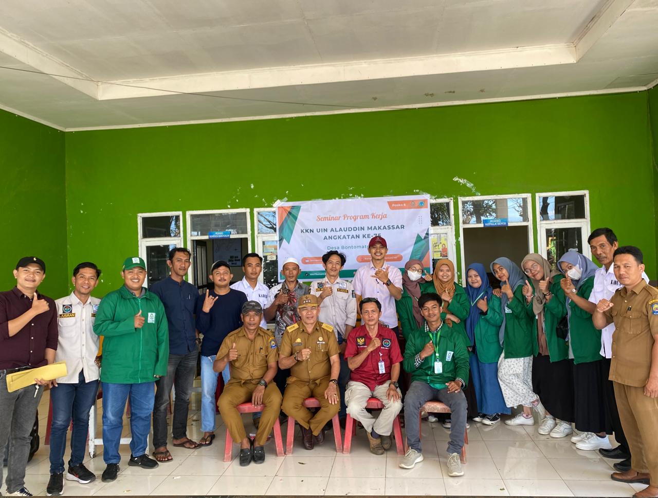 Gambar Proker Mahasiswa KKN UIN Alauddin di Bontomate'ne, Penyuluhan Stunting Hingga Pena Desa