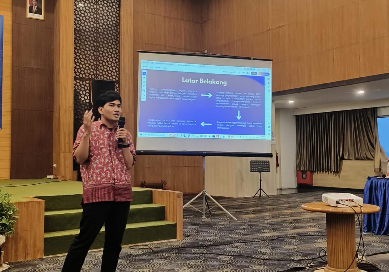 Gambar Raihan Taufiq, Mahasiswa SPI UIN Alauddin Jadi Presenter di Konferensi Bibliometrika Indonesia 2024