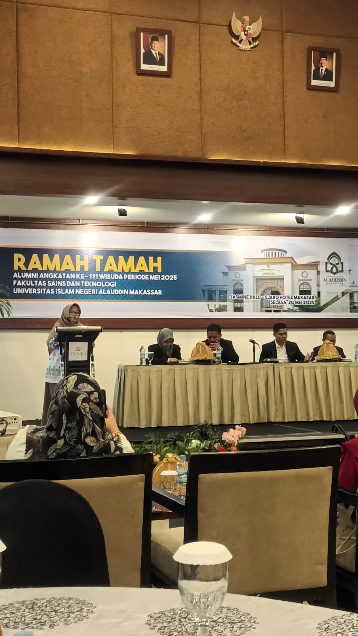 Gambar Ramah Tamah Fakultas Sains dan Teknologi UIN Alauddin Makassar Bersama Alumni Angkatan ke-111 Wisuda