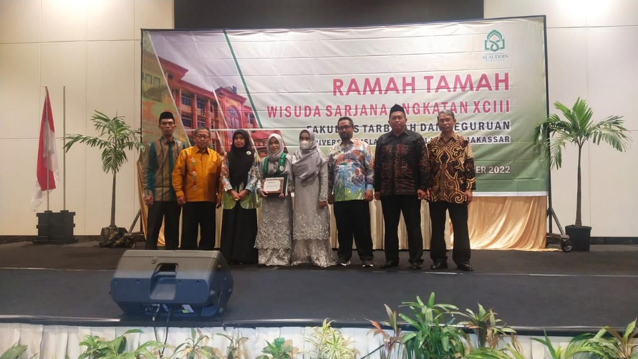 Gambar Ramah Tamah Wisuda FTK UIN Alauddin Angkatan 93, Dekan Pesankan Alumni Jaga Nama Baik Almamater