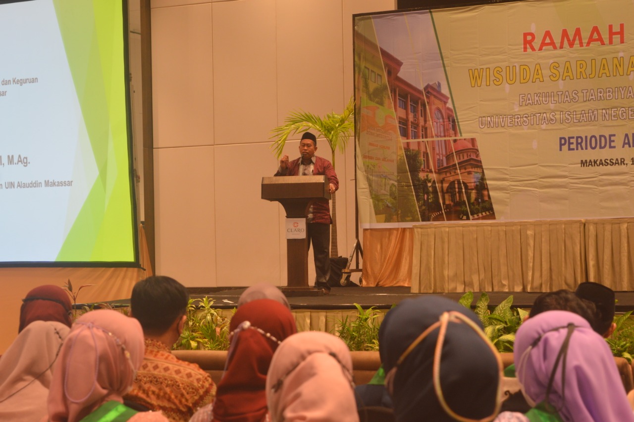 Gambar Ramah Tamah Wisuda FTK UIN Alauddin, Dekan Titip 3 Pesan Penting untuk Alumni