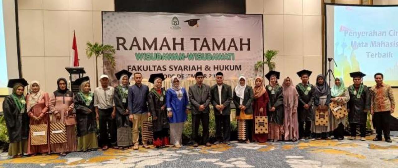 Gambar Ramah Tamah Wisuda Periode Desember 2022, Dekan FSH UIN Alauddin Titip Pesan untuk Orang Tua dan Alu