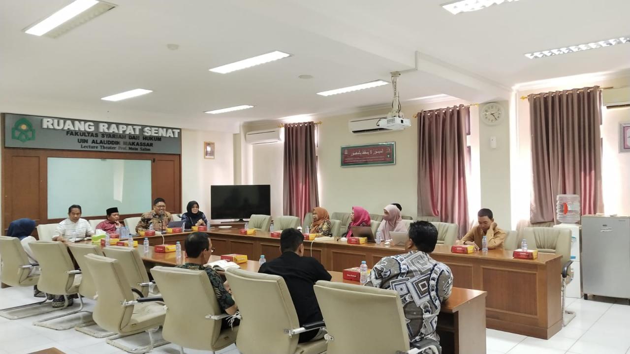 Gambar Rapat Koordinasi FSH UIN Alauddin Bahas UKT hingga Program Seminar Nasional