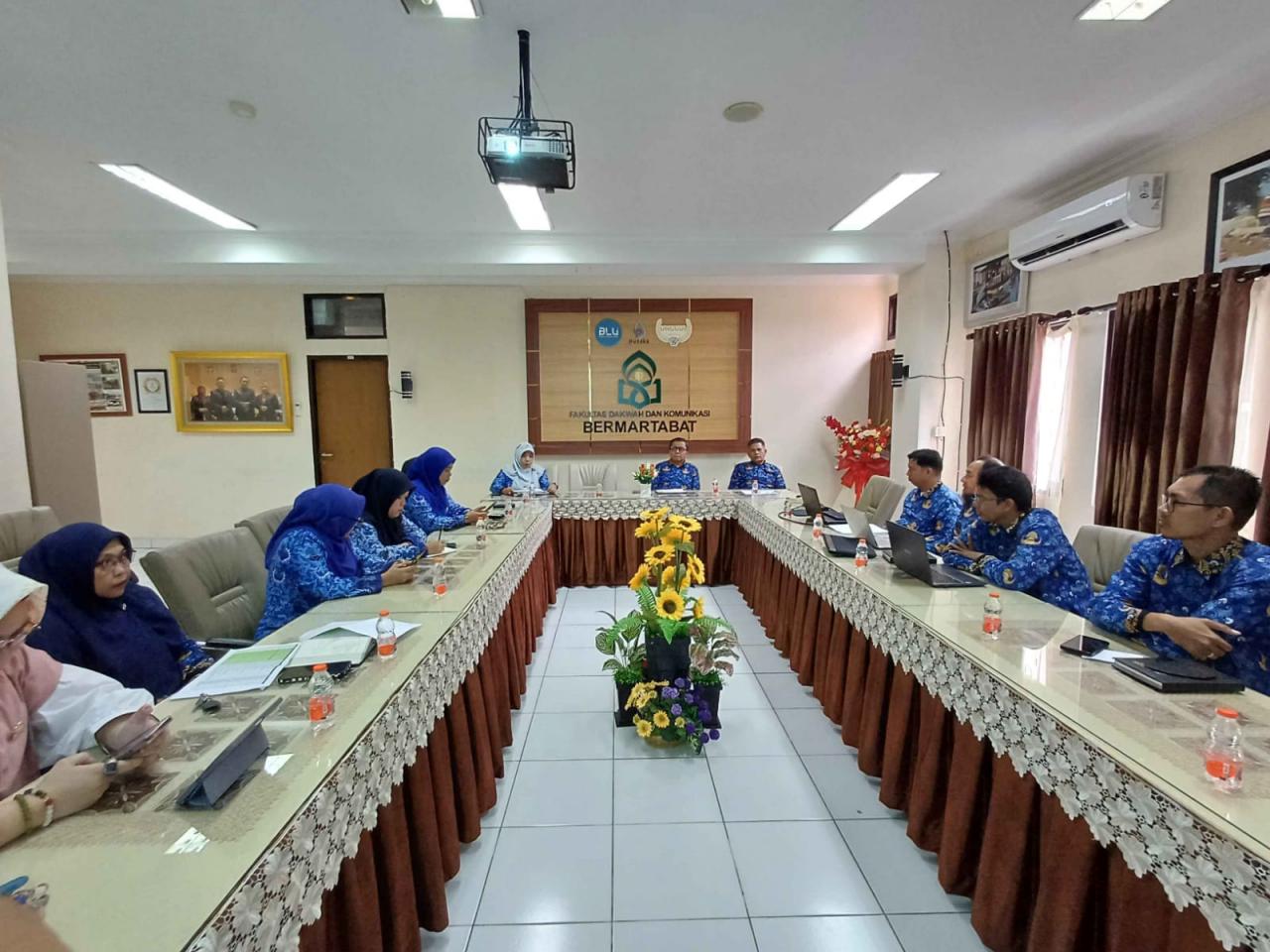 Gambar Rapat Pimpinan FDK UIN Alauddin, Respon Efisiensi Anggaran